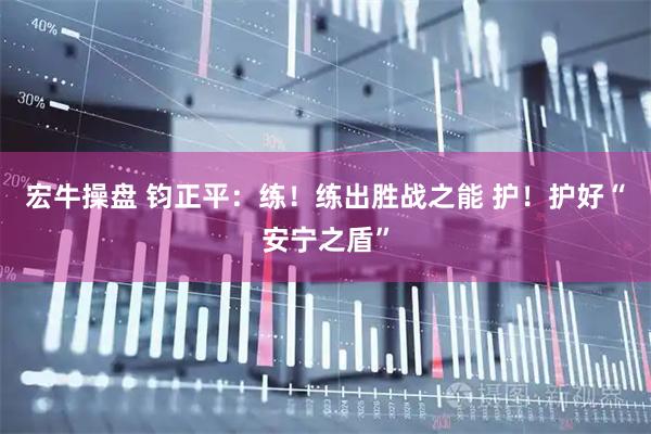 宏牛操盘 钧正平：练！练出胜战之能 护！护好“安宁之盾”