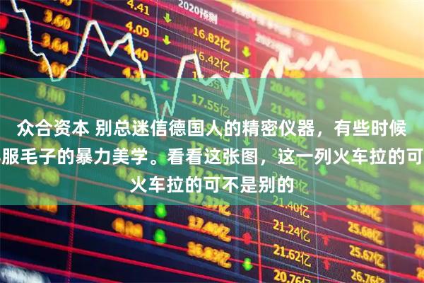 众合资本 别总迷信德国人的精密仪器，有些时候，你就得服毛子的暴力美学。看看这张图，这一列火车拉的可不是别的